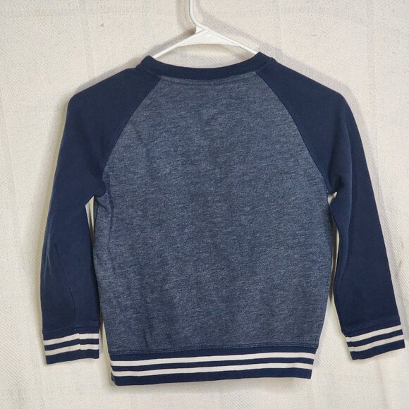 Athletic Works Blue Cove Heather Cotton Poly Crewneck Boys Sweatshirt Size M 8 - Picture 8 of 16
